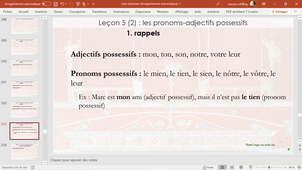 Latin débutant - leçon 5.2 Les pronoms adjectifs possessifs