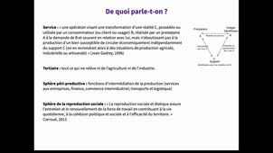 L'économie des services et de la présence - partie 1