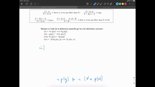 TD 6 III 4 TD Logique Calcul des prédicats III Déduction Naturelle