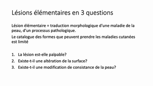 5SM1 : séméiologie dermatologique 1