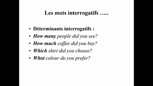 HIGGS LING 4.2 les mots en WH (interrogatifs, exclamatifs..)