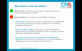 PA - Bases physiologiques et psychopathologies de l'anxiété et du stress