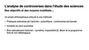 Études des controverses 2