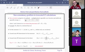 Lecture on MP2, CI, and CC quantum chemical methods (part2)