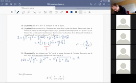 Mathématiques pour la Chimie : correction d'un examen 