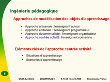 Modélisation avec IMS-LD des scénarios d'apprentissage - cas d'un cours en ligne sur l'ingénierie des systèmes techniques.