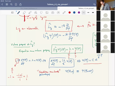 Complément : opérateur quantique associé au moment cinétique orbitalaire 