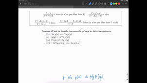 TD 6 III 2 TD Logique Calcul des prédicats III Déduction Naturelle