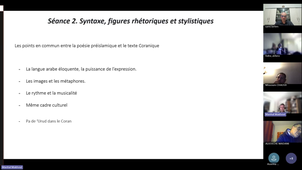 Séance 2 - Langue, grammaire et outils rhétoriques dans le Coran