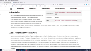 Présentation de l'institut de Préparation à l'Administration Générale - Licence tremplin, la LAP (Licence d'Administration Publique)