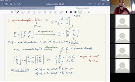 Mathématiques pour la chimie : diagonalisation de matrices