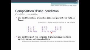 UFAZ L3 - Computer Sciences for Physiscs and Chemistry - Algorithmics