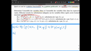 TD 6 I E1 b Logique des prédicats