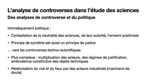 Études des controverses 3