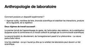 Anthropologie de laboratoire 3