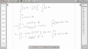 Exemple d'utilisation de la formule d'intégration par partie