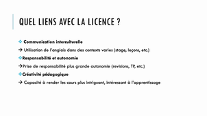 Vidéo MSP L3S6 S. LAMOUCHI