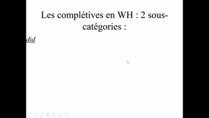 HIGGS LING 3.9 Complétives en WH