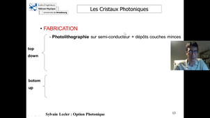 2-Cristaux Photoniques -Fabrication