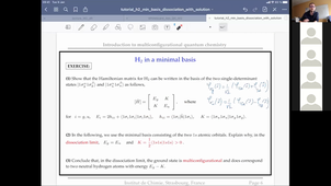 Advanced Quantum Chemistry: Configuration Interaction applied to H2 in a minimal basis (exercise)