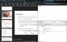 HTML structure du document