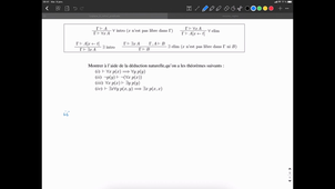 TD6 III 7 TD Logique Calcul des prédicats III Déduction Naturelle