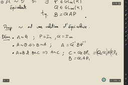 Matrices équivalentes