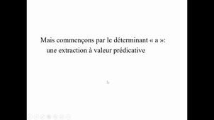 HIGGS LING 6.8 le cas du génitif déterminatif où le N1 a une valeur générique