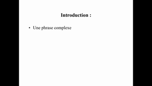 HIGGS LING 3.1 Introduction aux phrases complexes