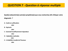 MO12A TD04 G5 DFGSM3 Item108 Troubles du sommeil partie 4