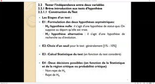 Chapitre 2 § 2.2.1.1 Les tests d'hypothèse