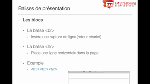 HTML Balises de présentation