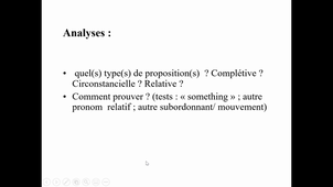 HIGGS LING 3.15 Conseils pour l'examen Phrase Complexe