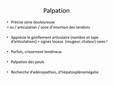 Sémiologie ostéo-articulaire