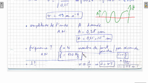 Propagation le long d'une corde : corrigé de l'exercice 2.3 du module vibrations ondes L1S2