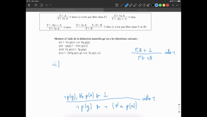 TD 6 III 5 TD Logique Calcul des prédicat
