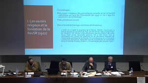 Martin DUTRON, Université de Louvain,La Revue des Sciences Religieuses de l’Université de   Strasbourg dans l’entre-deux-guerres (1921-1940). Construire un savoir interdisciplinaire au temps   des disciplines