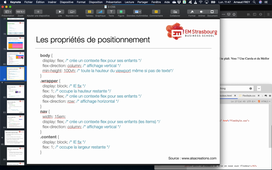 CSS Application du modèle FlexBox