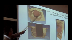  Effect of stress on chemically induced creep and rock transformation: insights from indenter experiments, by Francois Renard, Institut des sciences de la Terre