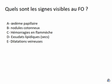 HTA, Diabète, Dysthyroïdie, NORB, Adénome hypophysaire, Myasthénie