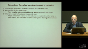 Stanislas DEHAENE Mémoire et oubli 