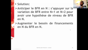 Vidéo 2 – Business plan financier : Plan de financement – AIDE – Ajustement de trésorerie