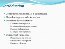 Valeur ajoutée de Moodle dans le suivi des stages.