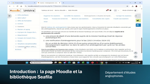 Introduction : la page Moodle et la bibliothèque Seafile.mp4