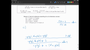 TD 6 III  6 Logique Calcul des prédicats III Déduction Naturelle