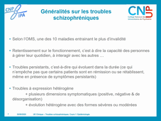 PA - Clinique - Troubles schizophrénique 1