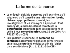 DFASM2_Module 01B_Item1_Annonce d'une maladie grave_JC WEBER