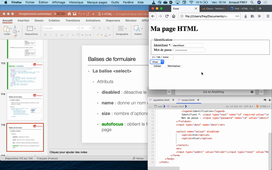 HTML - Balises de formulaires (part 3)