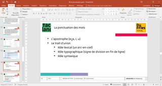 S8 La languistique Cours du 12 novembre