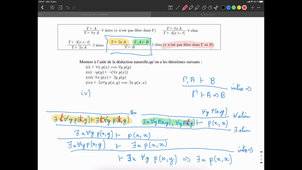 TD 6 III 13 Logique Calcul des prédicats III Déduction Naturelle